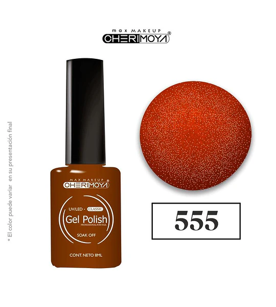 Esmalte Gel Polish Classic UV/LED Soak Off 555 Cherimoya 8ml
