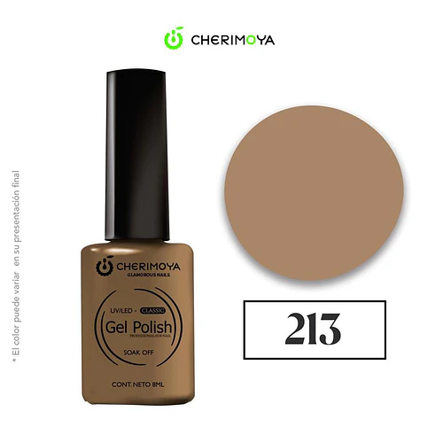 Esmalte Gel Polish Classic 213 Cherimoya 8ml - Chuys Beautys | Chuy's Beautys