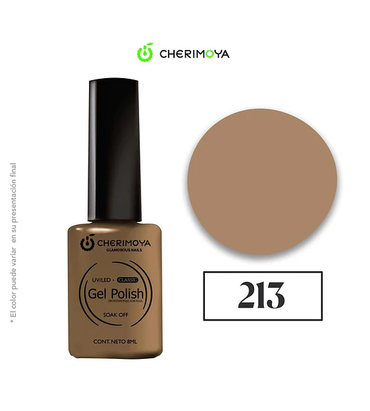 Esmalte Gel Polish Classic 213 Cherimoya 8ml
