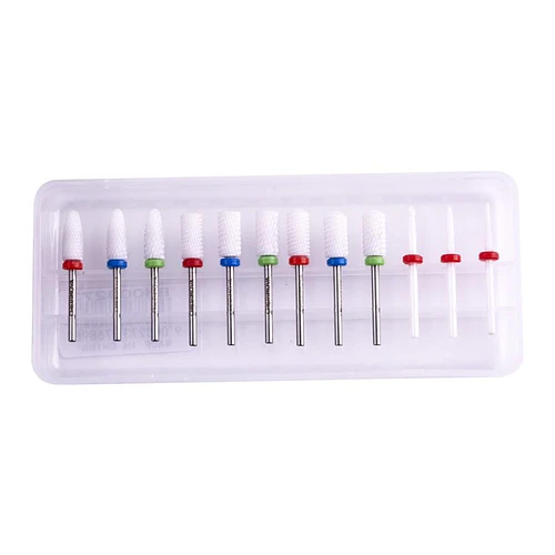 Set 10 fresas para manicura profesional Cherimoya - Chuys Beautys | Chuy's Beautys
