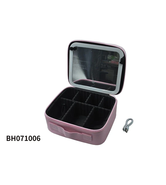 Organizador de maquillaje con espejo y luz LED BH071006