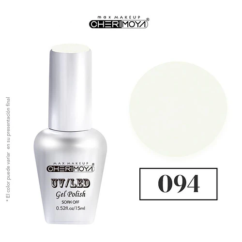 Esmalte Gel UV/LED Cherimoya 094 Soak Off 15ml - Chuys Beautys | Chuy's Beautys