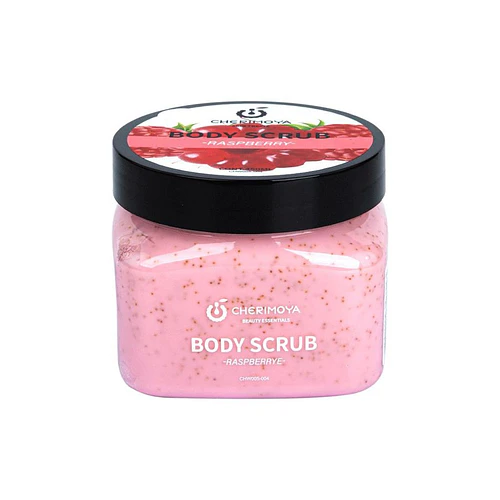 Exfoliante Corporal de Frambuesa Cherimoya para Piel Suave - Chuys Beautys | Chuy's Beautys