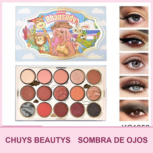 Paleta De Sombras Beacons De Ojos De 15 Colores - Chuys Beautys | Chuy's Beautys