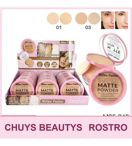 Polvo Compacto Efecto Matte M25248
