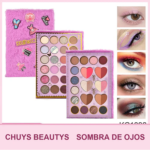 Paleta De Sombras Afelpada Girly Party De 42 Colores - Chuys Beautys | Chuy's Beautys