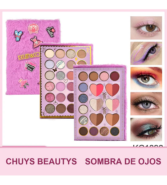 Paleta De Sombras Afelpada Girly Party De 42 Colores