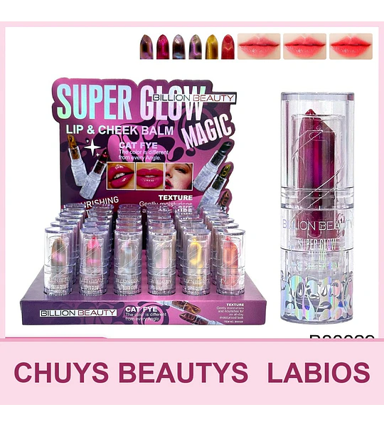 Labial Con Polvo Magnetico Mágico