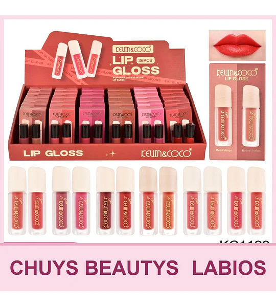 Set de 2 Brillos Labiales