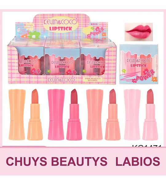 Set de 4 Labiales Aterciopelados Fireworks Mist
