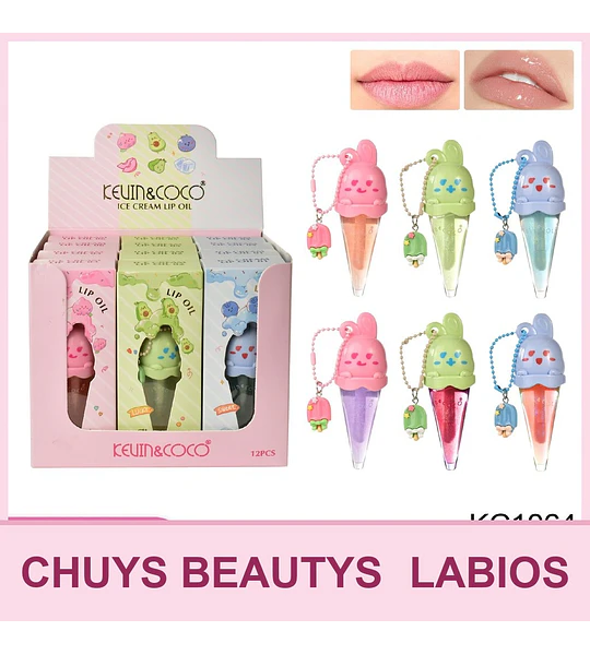 Brillos Labiales De Helado
