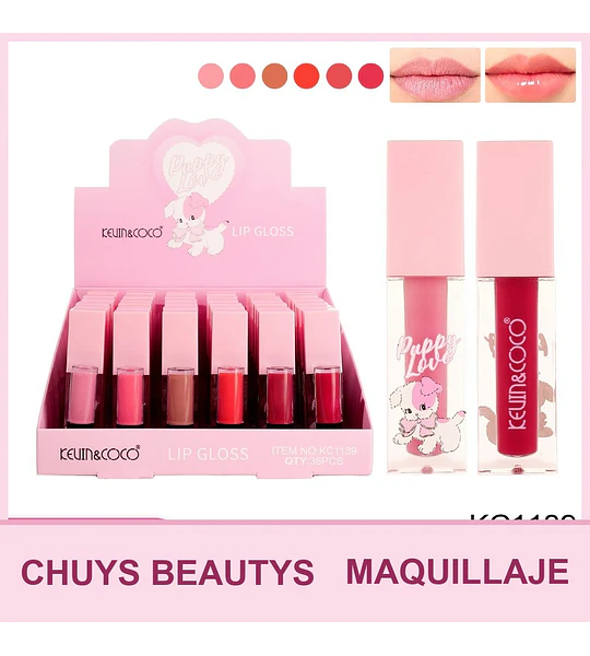 Brillos De Labios Puppy Love