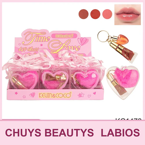 Brillo de Labios Charm Heart KC1478 - Chuys Beautys | Chuy's Beautys