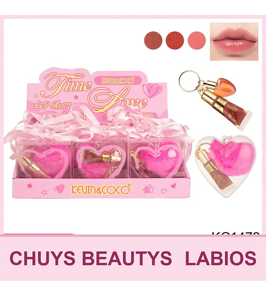 Brillo de Labios Charm Heart KC1478