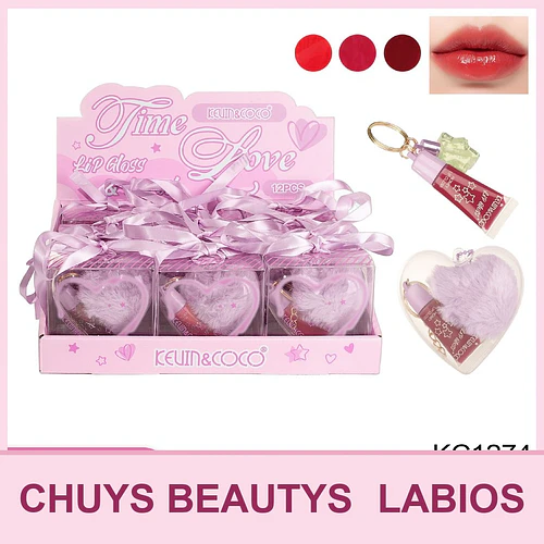 Brillo de Labios Charm Heart KC1274 - Chuys Beautys | Chuy's Beautys
