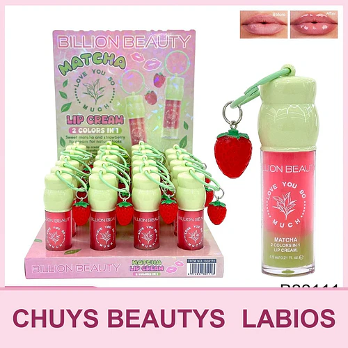 Crema Labial De Matcha Y Fresa - Chuys Beautys | Chuy's Beautys
