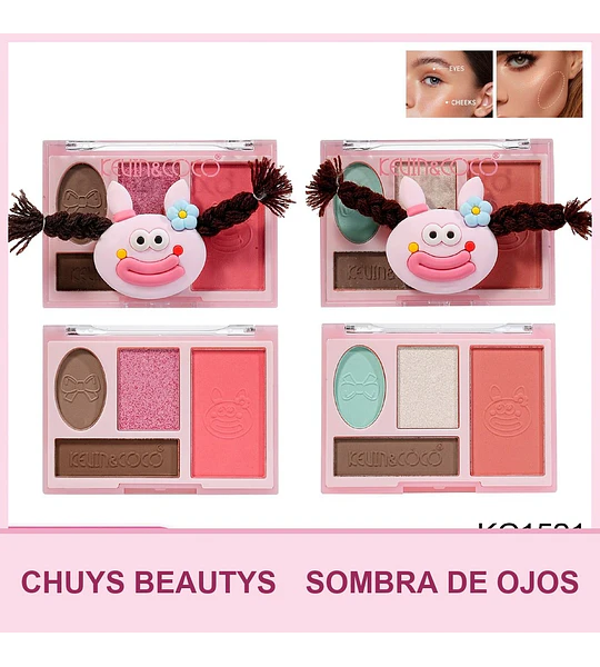 Paleta De Sombras Twisted Braids KC1521