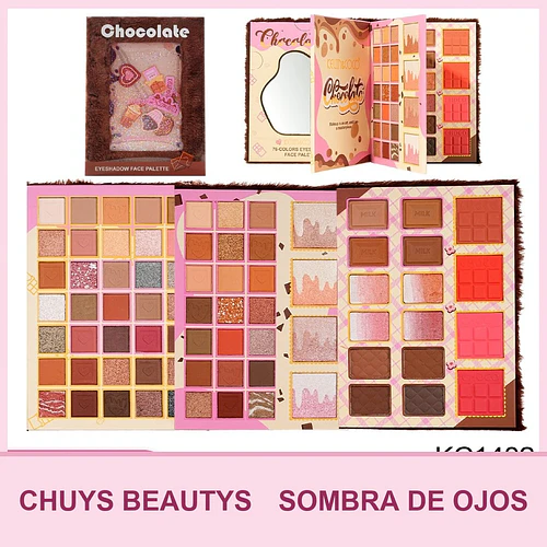 Paleta De Sombras De Ojos Coco Dream De 76 Colores - Chuys Beautys | Chuy's Beautys
