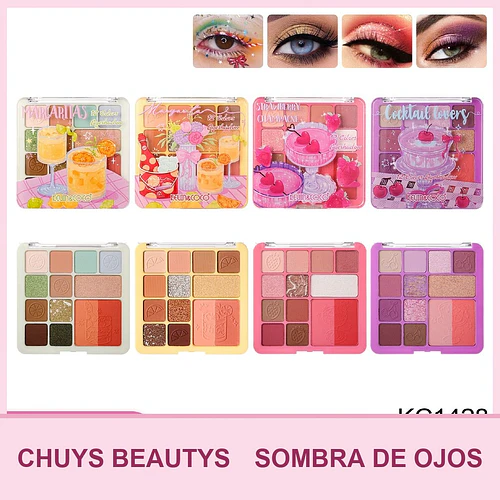 Paleta De Sombras Tipsy Moment De 12 Colores - Chuys Beautys | Chuy's Beautys