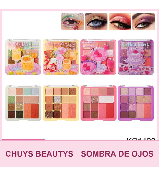 Paleta De Sombras Tipsy Moment De 12 Colores