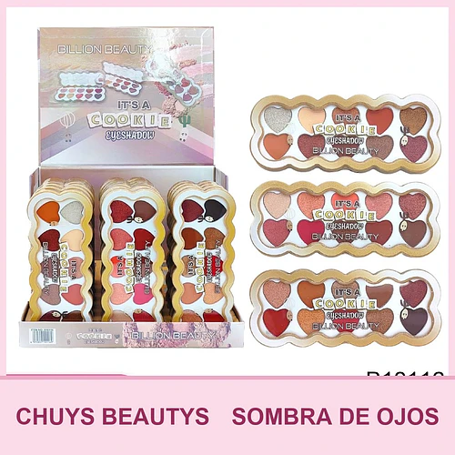 Paleta De Sombras De 10 Colores - Chuys Beautys | Chuy's Beautys