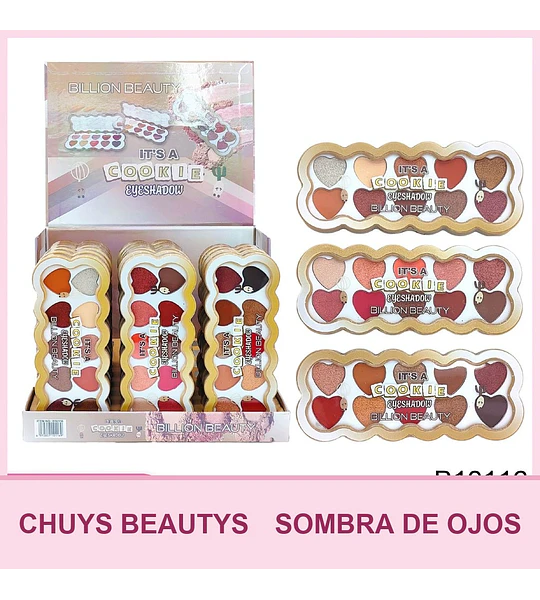Paleta De Sombras De 10 Colores