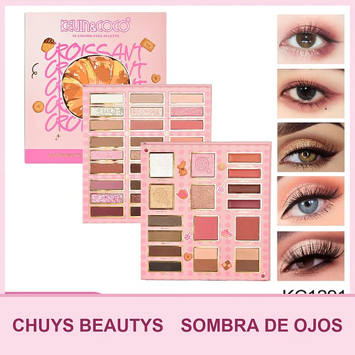 Paleta De Sombras Croissant - Chuys Beautys | Chuy's Beautys