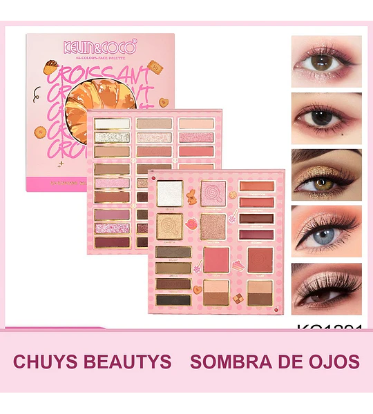 Paleta De Sombras Croissant
