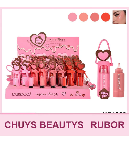 Rubor Liquido Funky Girls