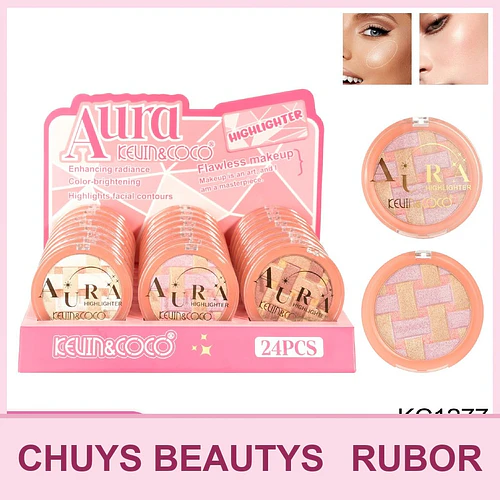 Iluminador Multicolor En Polvo Aura - Chuys Beautys | Chuy's Beautys