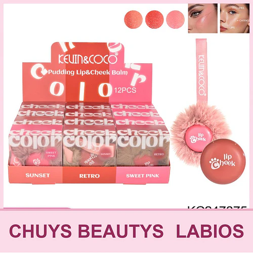 Crema de Labios y Mejillas Lip Cheek 3 Colores - Chuys Beautys | Chuy's Beautys