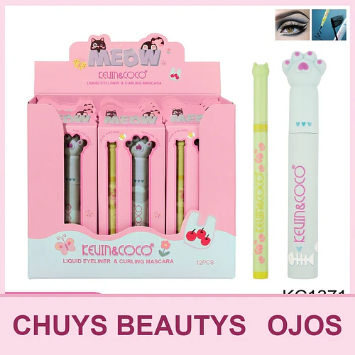 Set De Rimel + Delineador Ocean Cat - Chuys Beautys | Chuy's Beautys