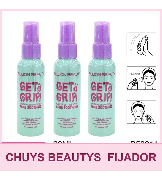 Spray Fijador De Maquillaje Anti-Acne De 60Ml