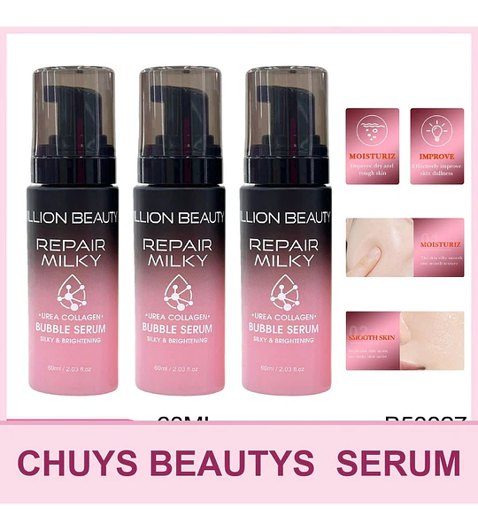 Serum Facial Con Burbujas De Leche