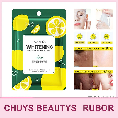 Mascarilla facial blanqueadora e iluminadora de limón FAYANKOU 25ml - Chuys Beautys | Chuy's Beautys