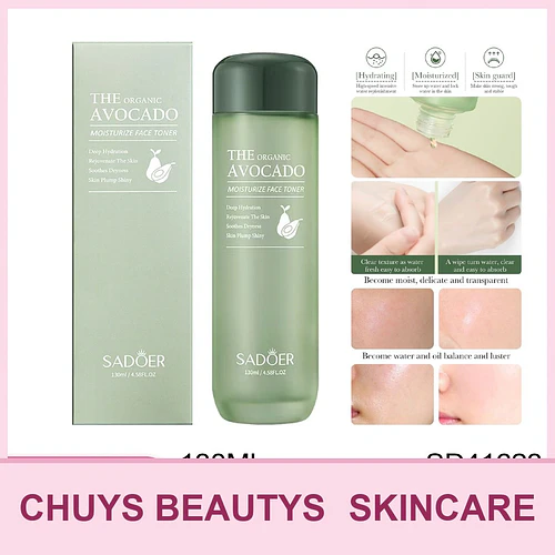 Tónico Hidratante De Aguacate Orgánico De 130ml - Chuys Beautys | Chuy's Beautys