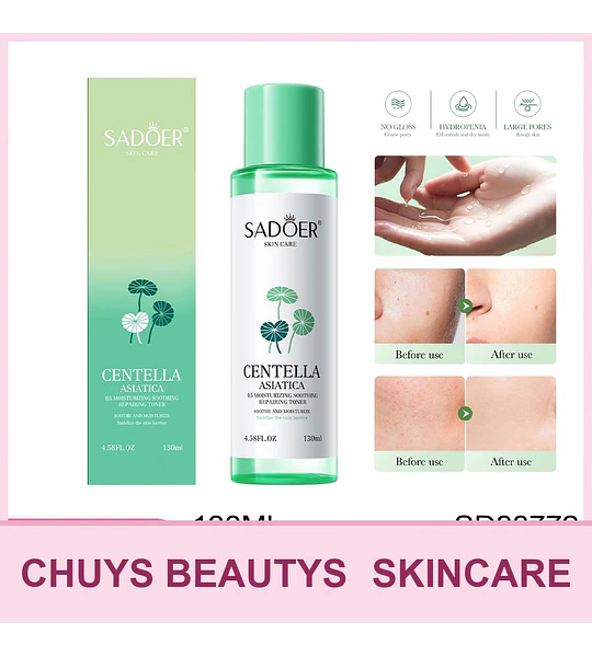 Tónico hidratante, calmante y reparador SADOER Centella Asiática B5 SADOER 130ml