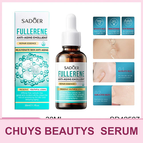 SADOER Fullerene Esencia Hidratante Reparadora Antiedad 30ml - Chuys Beautys | Chuy's Beautys