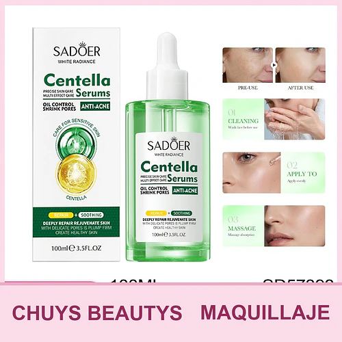 Extracto de Centella Asiática SADOER 100ml - Chuys Beautys | Chuy's Beautys