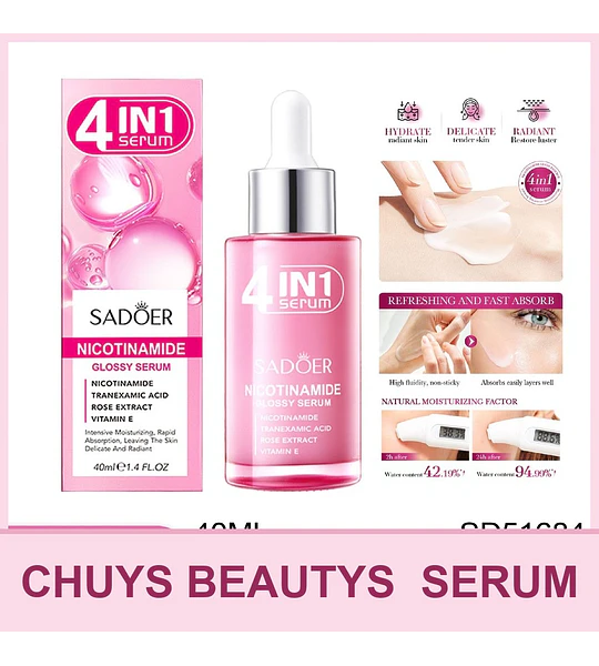 Serum Facial Calmante de Centella Asiática 4en1 De 40ml SD51684