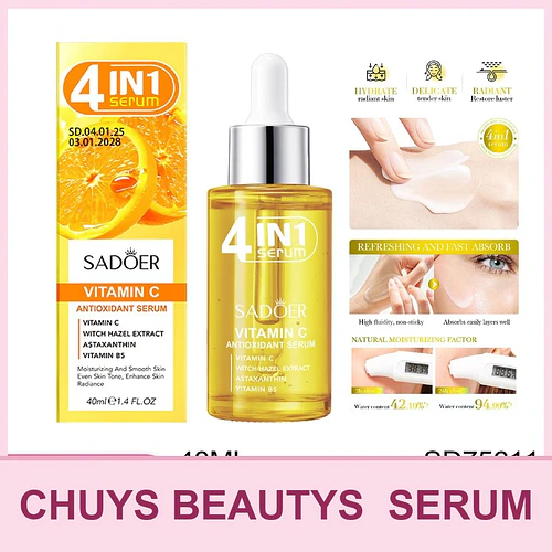 Serum Facial Antioxidante Con Vitamina C De 40ml - Chuys Beautys | Chuy's Beautys