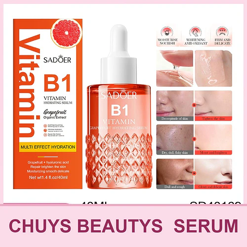 Serum Facial De Pomelo Con Vitamina B1 De 40ml - Chuys Beautys | Chuy's Beautys