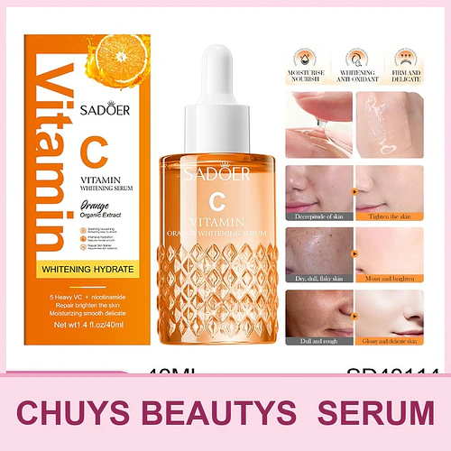 Serum Facial De Naranja Con Vitamina C De 40ml - Chuys Beautys | Chuy's Beautys