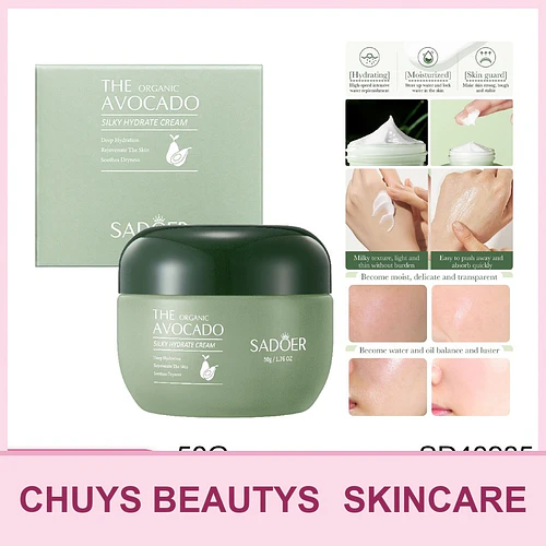 Crema Hidratante De Aguacate Orgánico De 50g - Chuys Beautys | Chuy's Beautys