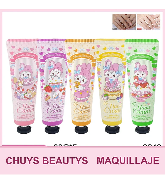 Set De Cremas De Manos De 5pcs 9248