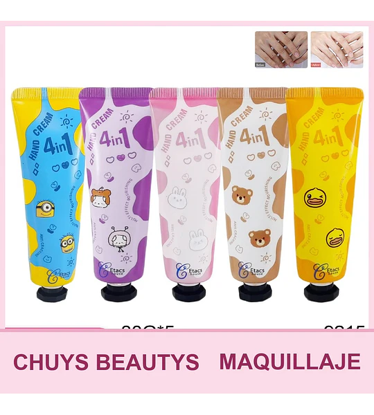Set De Cremas De Manos De 5pcs 9215