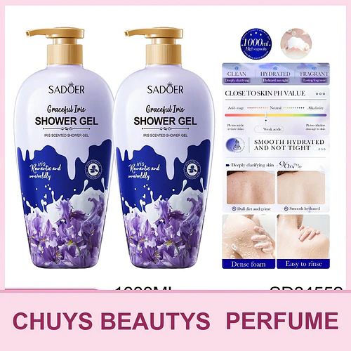 Gel de Ducha Con Perfume De Iris De 1000ml - Chuys Beautys | Chuy's Beautys