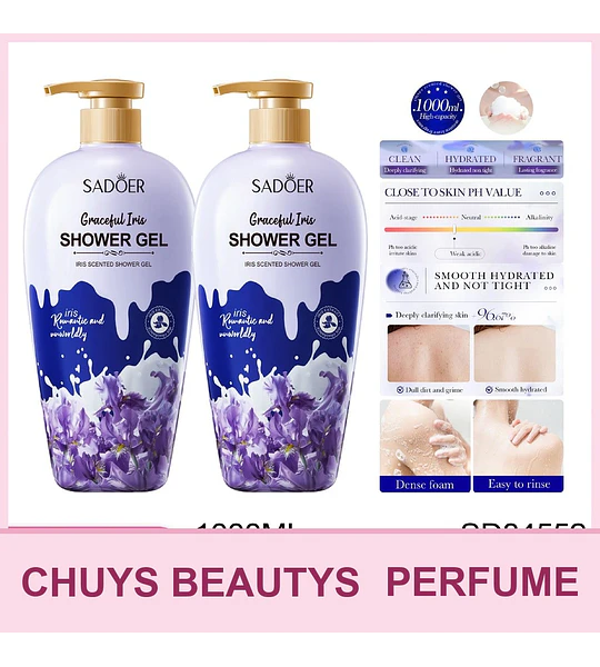 Gel de Ducha Con Perfume De Iris De 1000ml