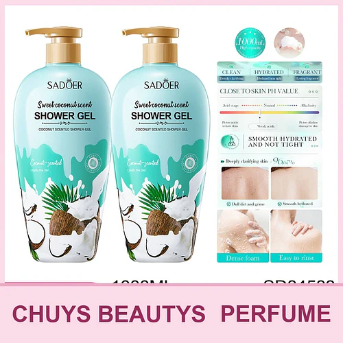 Gel de Ducha Con Perfume De Coco De 1000ml - Chuys Beautys | Chuy's Beautys