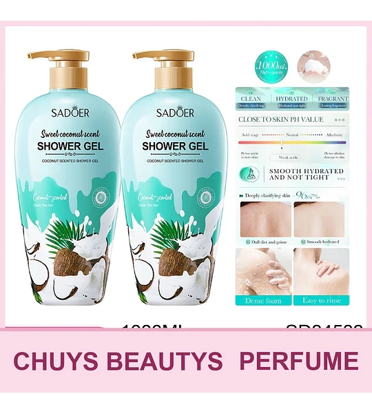 Gel de Ducha Con Perfume De Coco De 1000ml
